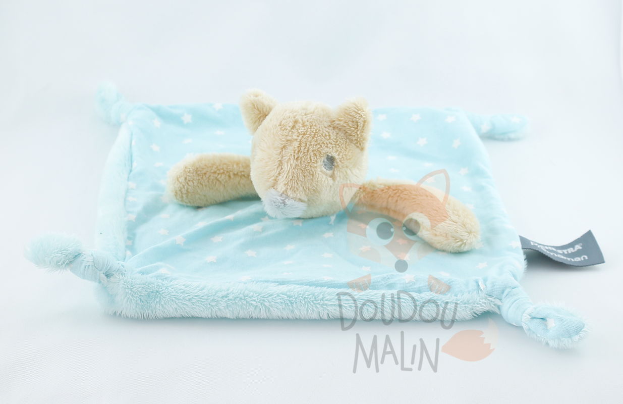  baby comforter fox blue star 